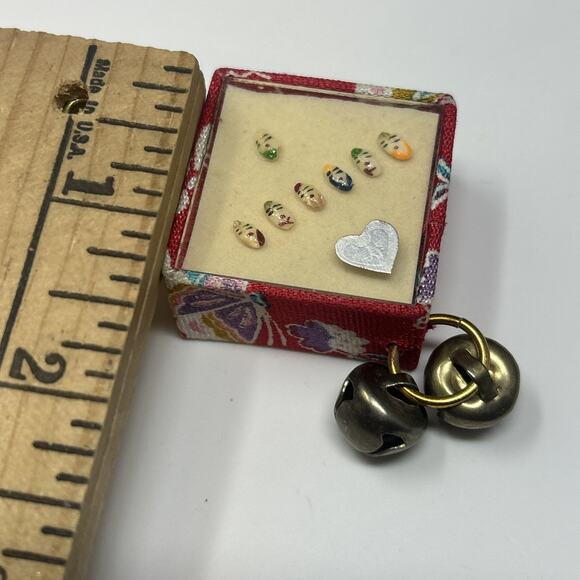 NOS Vintage Japanese Hand Painted Mini Rice Art Collectible Unique Made in JAPAN - Picture 1 of 7